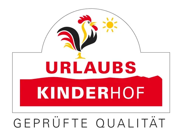 Logo des bundesweiten Qualitätszeichens Qualitätsgeprüfter UrlaubsKinderhof