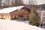 Bauernhof im Winter zum Übernachten