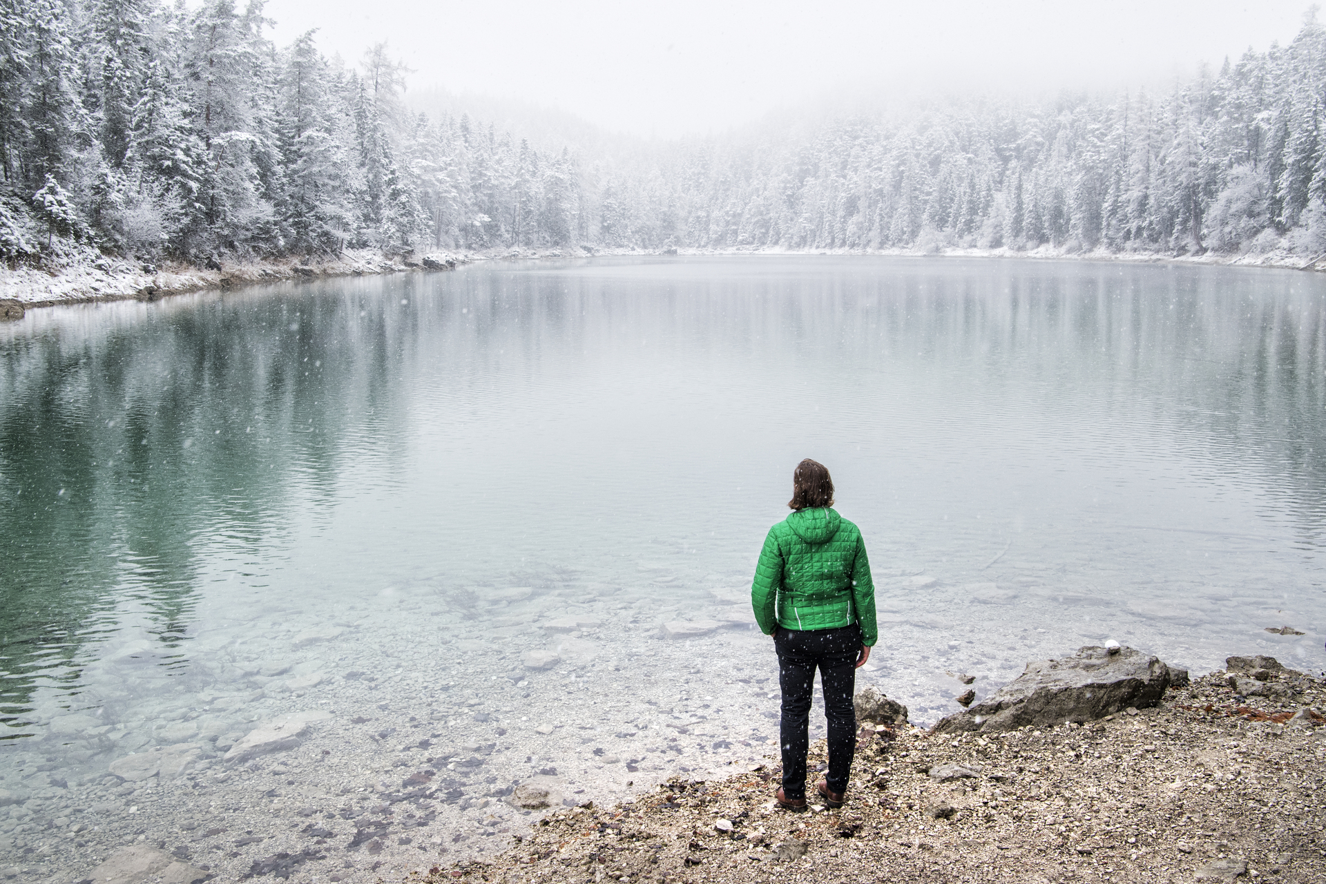 Eibsee im Winter
